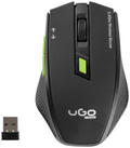 uGo MY-04 ratón Oficina mano derecha RF inalámbrico Óptico 1800 DPI