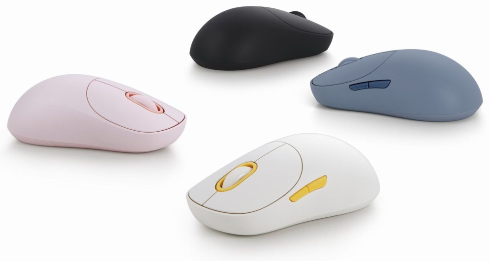 RATON XIAOMI MOUSE 3 PINK RF INALAMBRICO BATERIA RECARGABLE - detalle