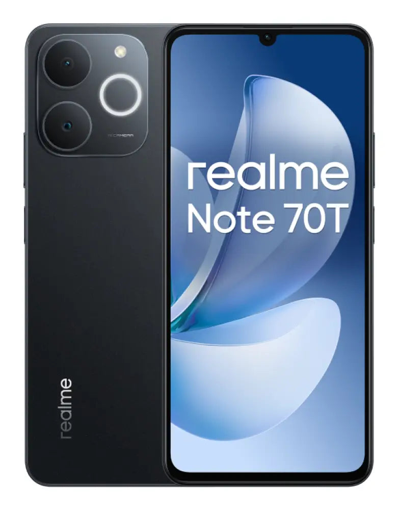 realme Note 70T 17.1 cm (6.74") SIM doble Android 15 4G USB Tipo C 4 GB 128 GB 6000 mAh Negro