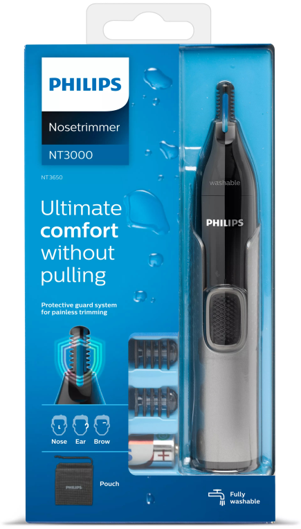 RECORTADOR DE NARIZ Y OIDOS PHILIPS NT3650/16 - detalle