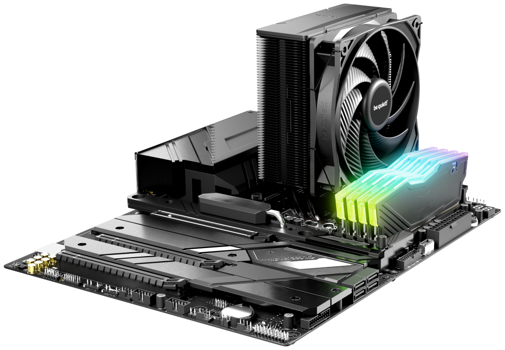 REFRIGERACION CPU BEQUIET PURE ROCK 3 BLACK - detalle