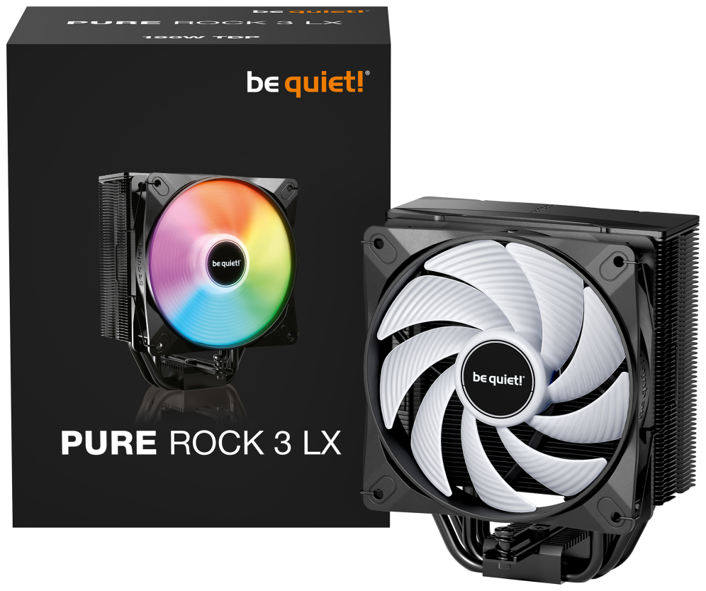 REFRIGERACION CPU BEQUIET PURE ROCK 3 LX - detalle