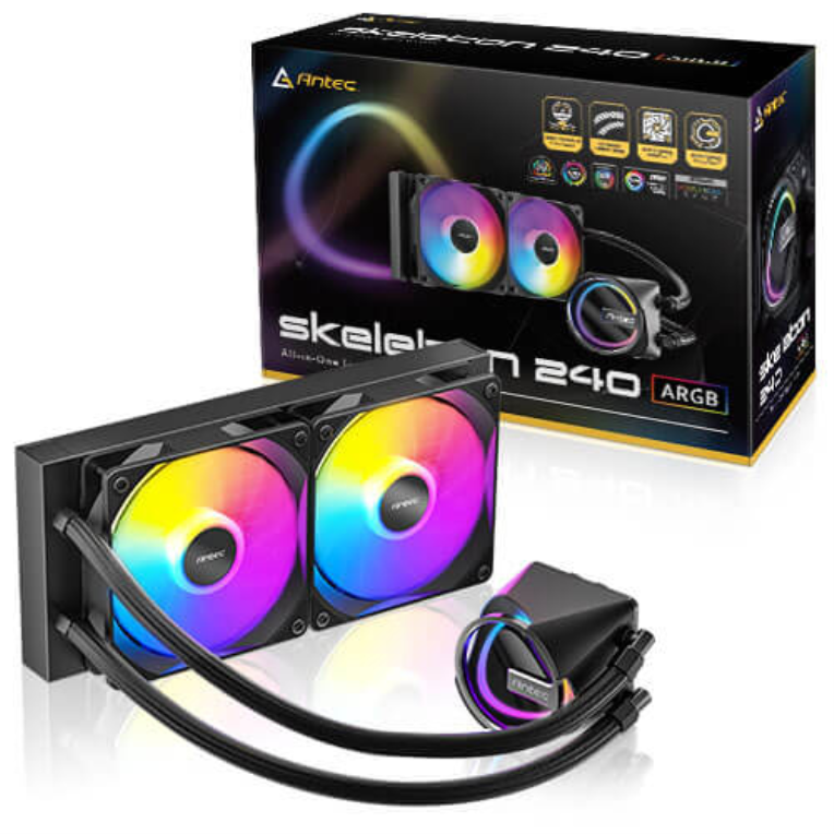 REFRIGERACION LIQUIDA ANTEC AIO SKELETON 240 ARGB - detalle