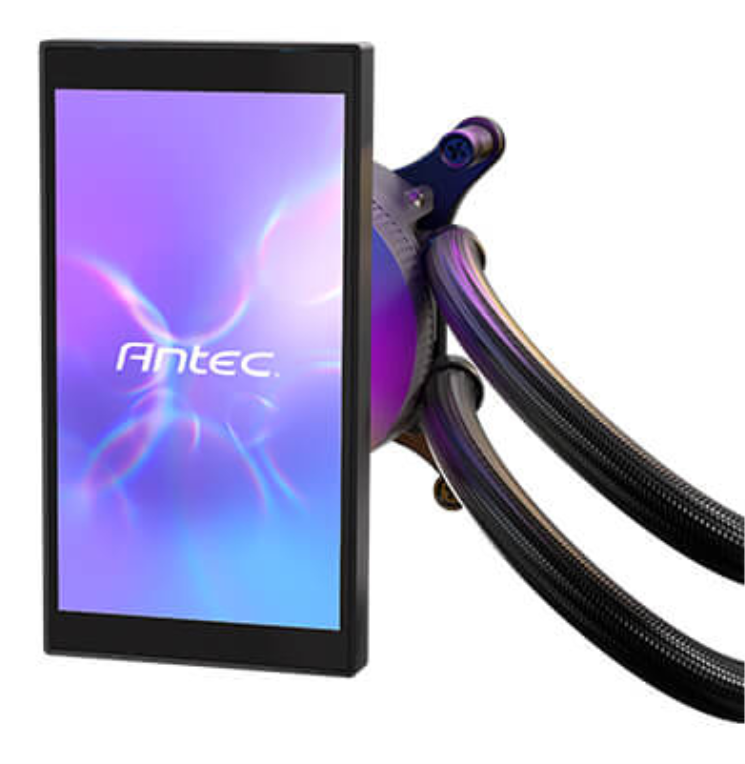 REFRIGERACION LIQUIDA ANTEC VORTEX VIEW 360 ARGB LCD - detalle