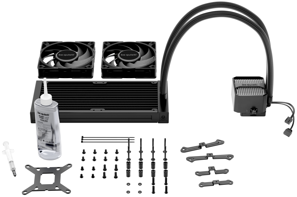 REFRIGERACION LIQUIDA BE QUIET SILENT LOOP 3 240MM - detalle