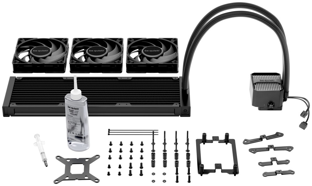 REFRIGERACION LIQUIDA BE QUIET SILENT LOOP 3 360MM - detalle
