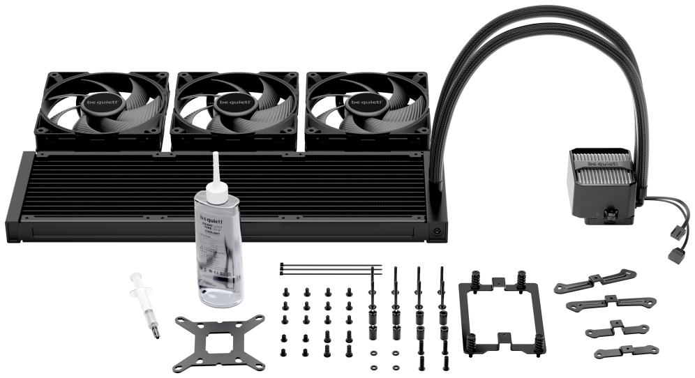 REFRIGERACION LIQUIDA BE QUIET SILENT LOOP 3 420MM - detalle