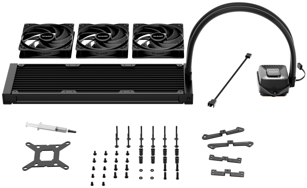REFRIGERACION LIQUIDA BEQUIET PURE LOOP 3 360 MM NEGRA - detalle