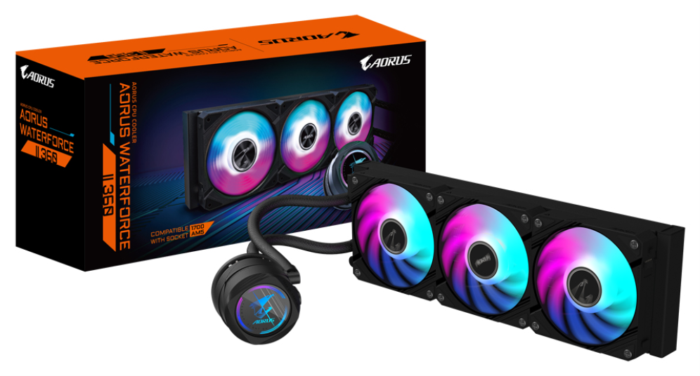 REFRIGERACION LIQUIDA CPU GIGABYTE AORUS WATERFORCE II 360 G2