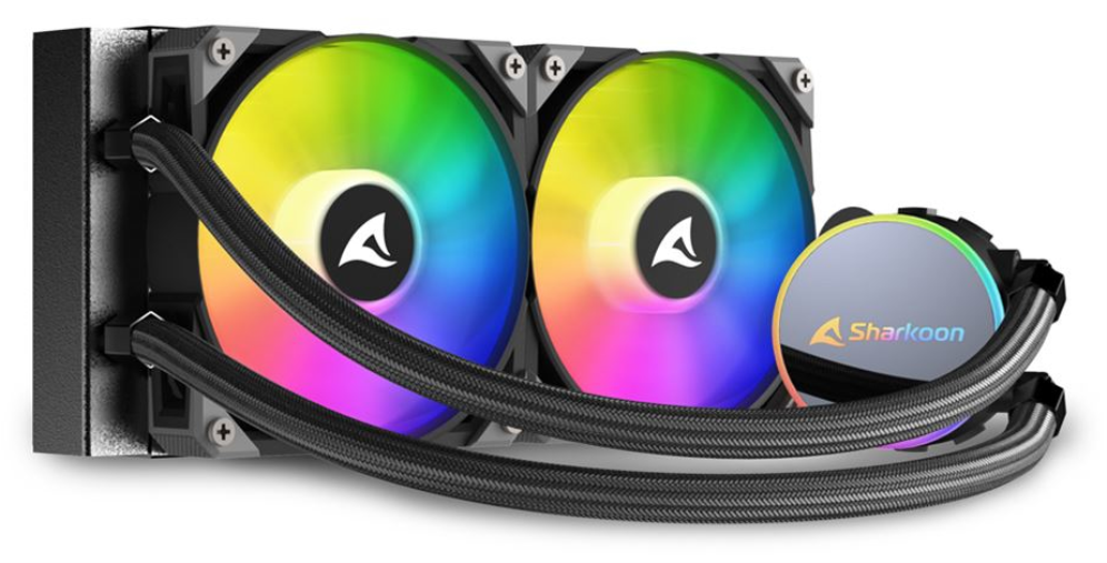 REFRIGERACION LIQUIDA CPU SHARKOON S70 RGB - detalle