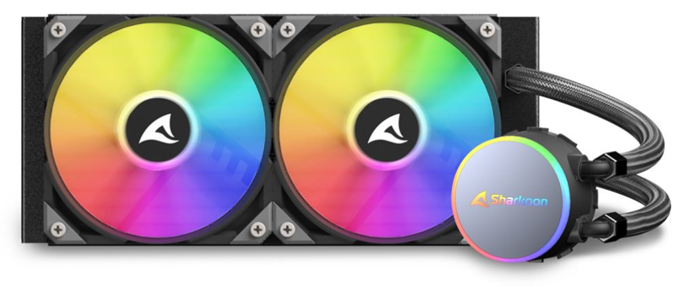 REFRIGERACION LIQUIDA CPU SHARKOON S70 RGB - detalle