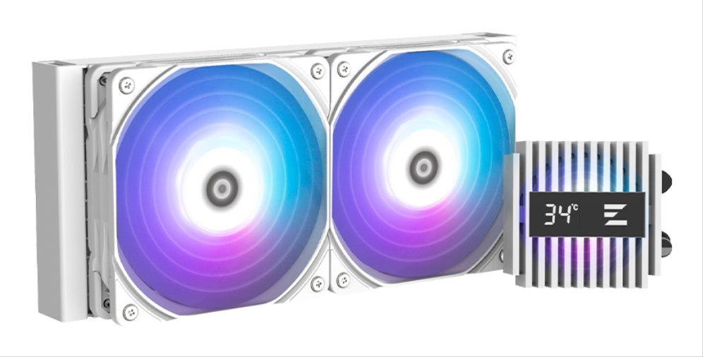 Zalman ALPHA2 A24 WHITE sistema de refrigeración para ordenador Procesador Sistema de refrigeración líquida todo en uno 12 cm Blanco