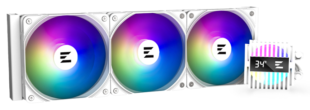 REFRIGERACION LIQUIDA CPU ZALMAN ALPHA2 A36 ARGB 360MM BLANCO - detalle