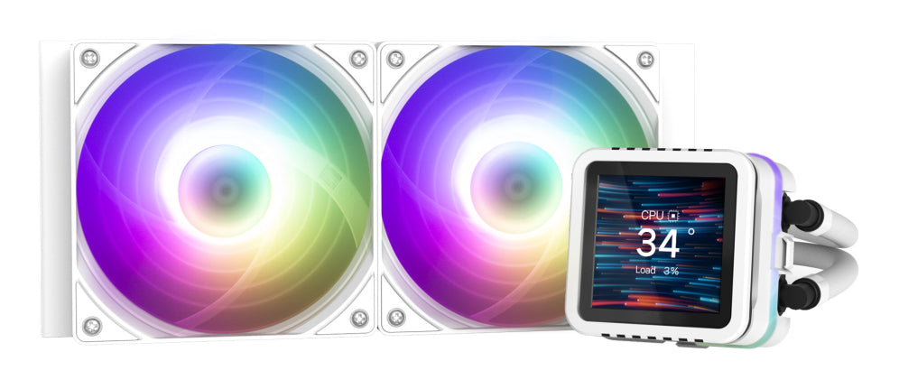 Zalman ALPHA2 DS A24 WHITE sistema de refrigeración para ordenador Procesador Sistema de refrigeración líquida todo en uno 12 cm Blanco 1 pieza(s)