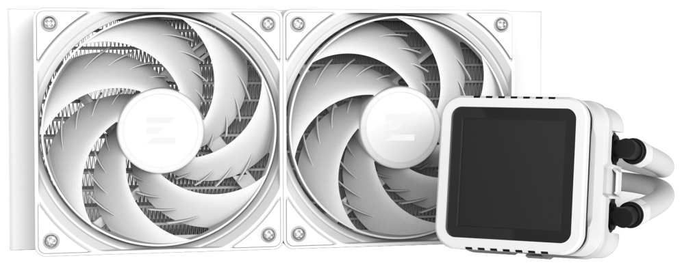 REFRIGERACION LIQUIDA CPU ZALMAN ALPHA2 DS A24 ARGB 240MM BLANCO - detalle