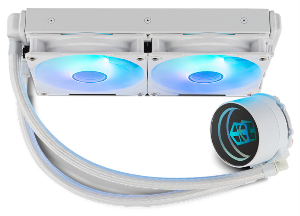 REFRIGERACION LIQUIDA NOX HUMMER M-240 KIT RL ARGB BLANCO - detalle