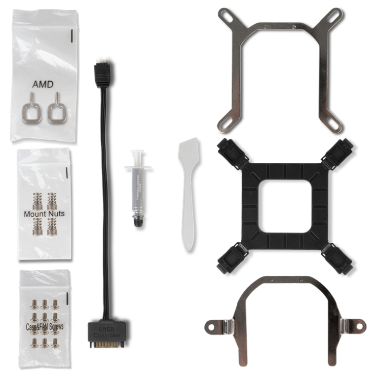 REFRIGERACION LIQUIDA NOX HUMMER M-360 NEGRO - detalle