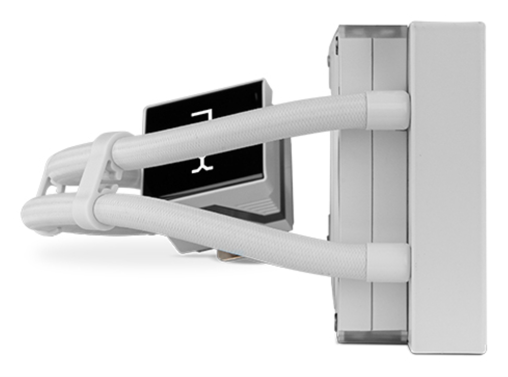 REFRIGERACION LIQUIDA NOX M-360 LCD 3XVENT 120MM PWM ARGB BLANCO - detalle