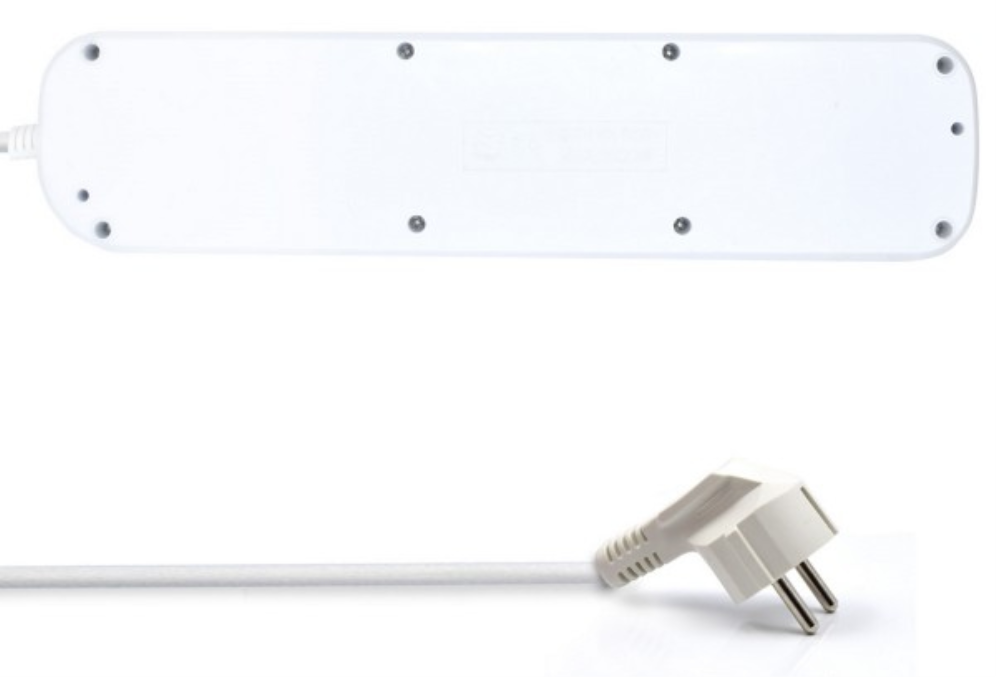 REGLETA EWENT 6 TOMAS SHUKO 16A CON INTERRUPTOR ON/OFF 5M BLANCA - detalle