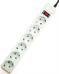 REGLETA GEMBIRD 6 ENCHUFES, PROTECTOR CONTRA SOBRETENSIONES, 10 PIES