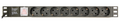 REGLETA PDU GEMBIRD 8 SCHUKO 1U 10A ENCHU C14 CABLE DE 3 M