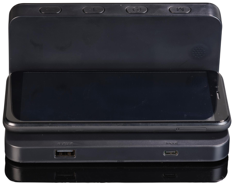 RELOJ DESPERTADOR DENVER CON CARGA INALAMBRICA PARA SMARTPHONES - detalle