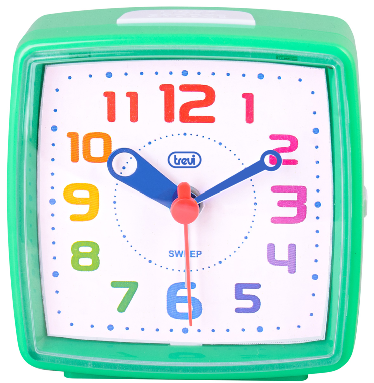 RELOJ DESPERTADOR NIÑOS TREVI SL 3047 RAINBOW ALARM MIX COLOR - detalle