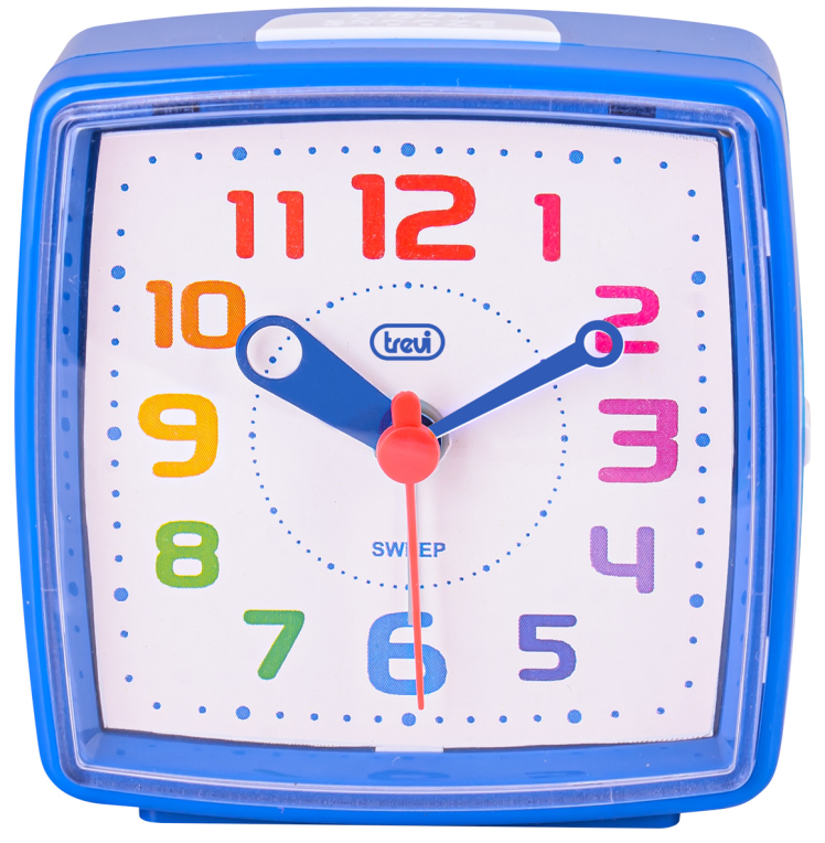 RELOJ DESPERTADOR NIÑOS TREVI SL 3047 RAINBOW ALARM MIX COLOR - detalle