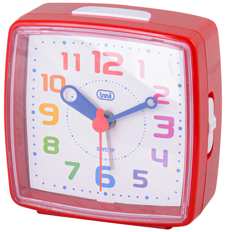 RELOJ DESPERTADOR NIÑOS TREVI SL 3047 RAINBOW ALARM MIX COLOR - detalle