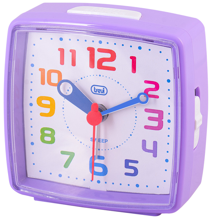 RELOJ DESPERTADOR NIÑOS TREVI SL 3047 RAINBOW ALARM MIX COLOR - detalle
