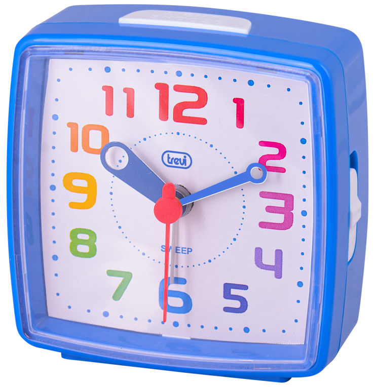 RELOJ DESPERTADOR NIÑOS TREVI SL 3047 RAINBOW ALARM MIX COLOR - detalle