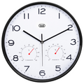 RELOJ PARED TREVI OM 3510 T 30CM WALL CLOCK+TERM.+HYGROM. BLACK