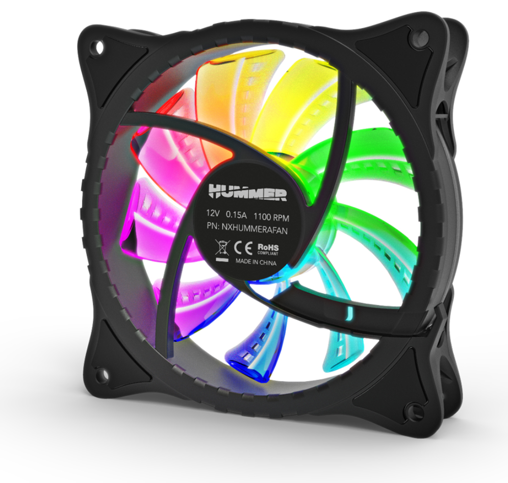 REMOTE NOX HUMMER A-FAN ARGB INNER GLOW FAN - detalle