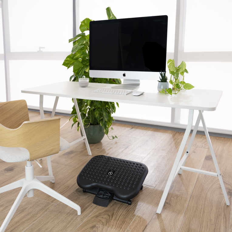 REPOSAPIES AJUSTABLE CONFORT TOOQ NEGRO - detalle