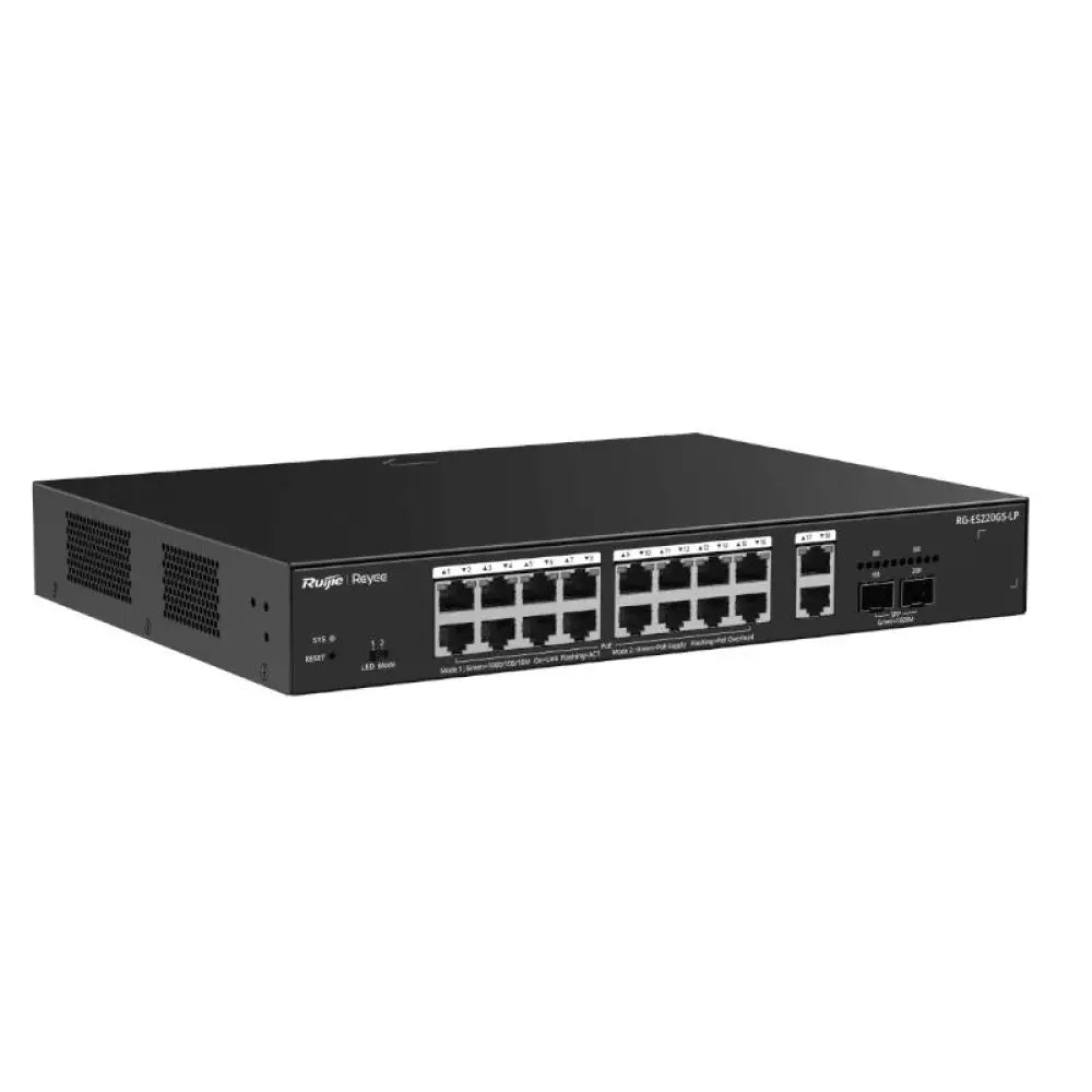 Reyee ES220GS-LP Switch 18xGbE (16 PoE) 130W 2xSFP - detalle