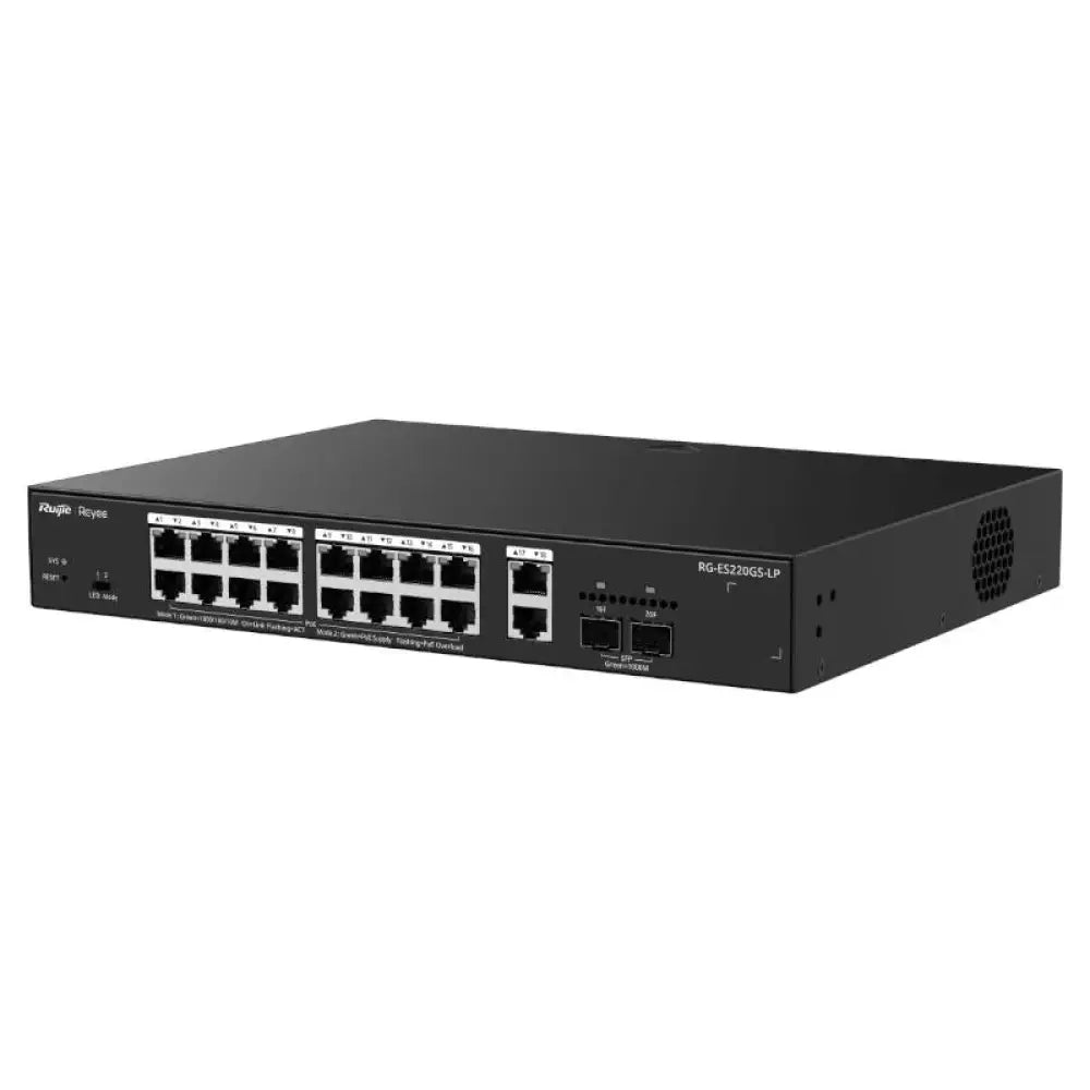 Reyee ES220GS-LP Switch 18xGbE (16 PoE) 130W 2xSFP - detalle