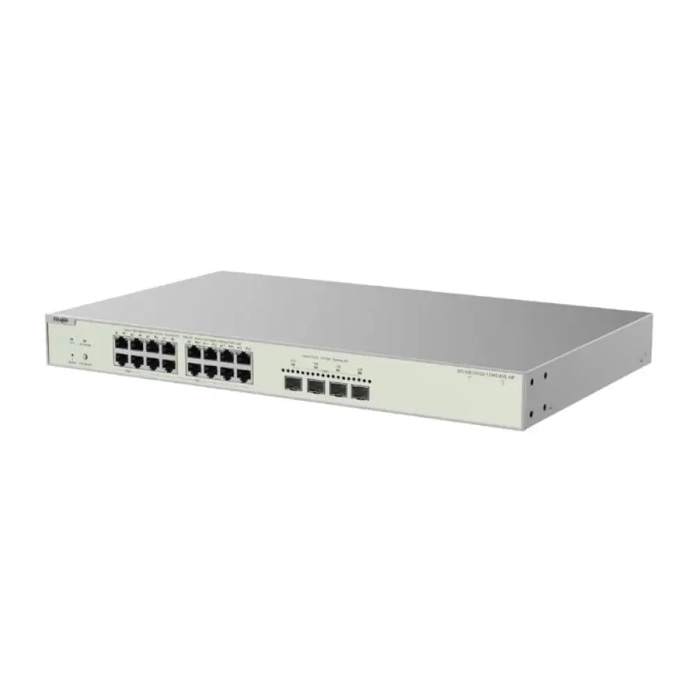Switch de armario Ruijie Networks Reyee NBS3300-16MG4XS-HP L2 con 16 puertos, PoE, 4xSFP+ y 370W de potencia.
