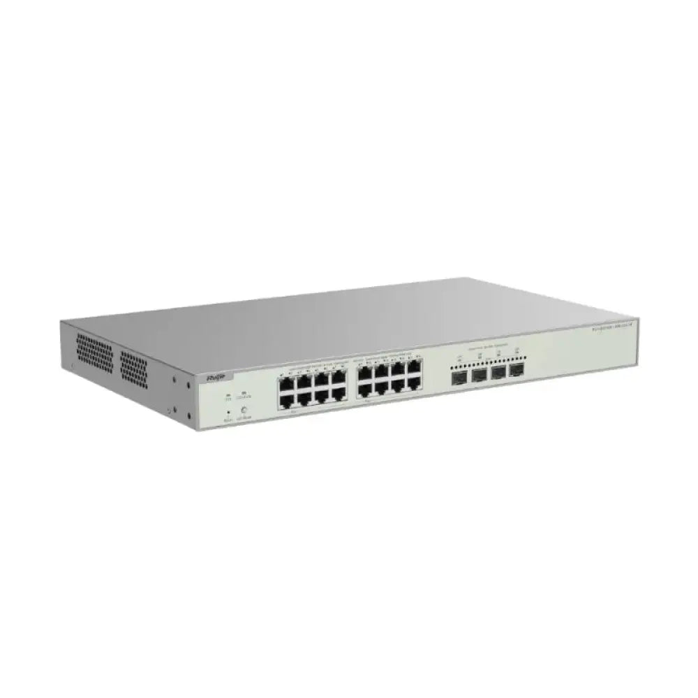 Interruptor de red en armario Ruijie Networks NBS3300-16MG4XS-HP L2 con 16 puertos Gigabit, PoE y 4 puertos SFP+ de 370W