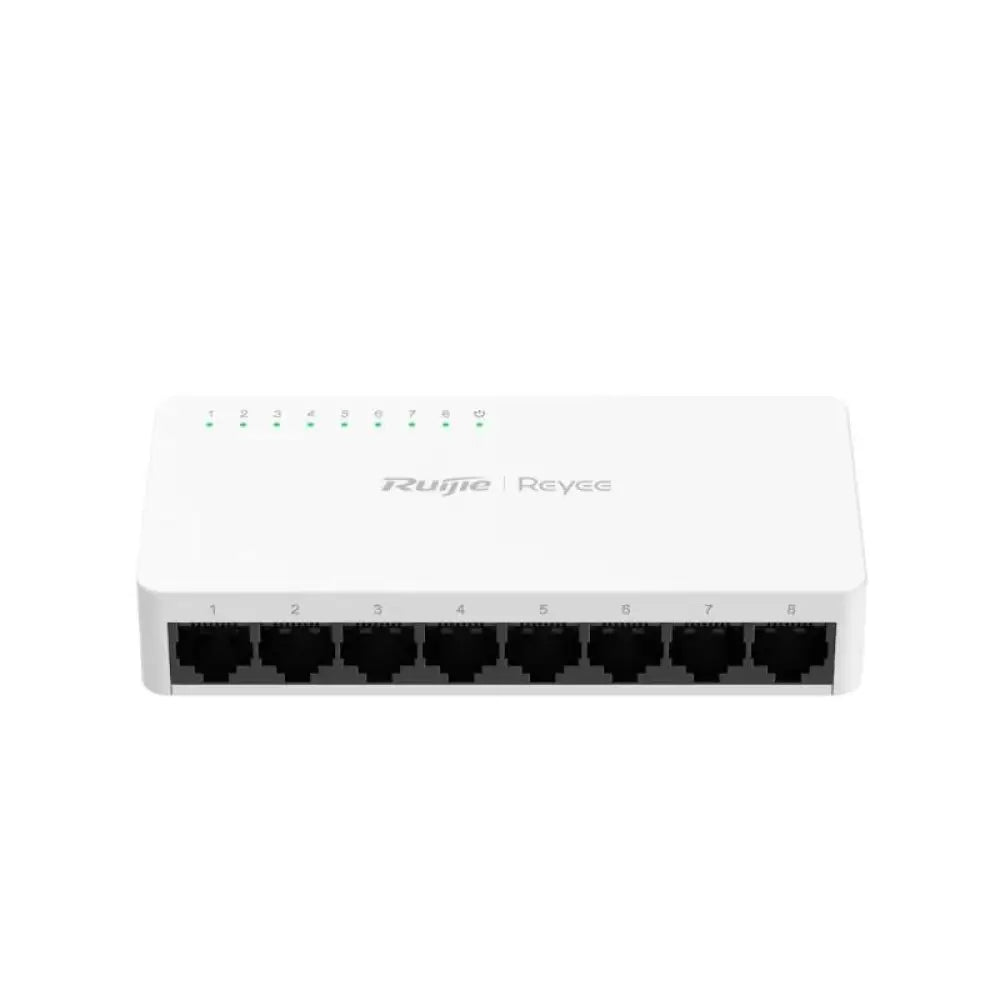 Reyee Unmanaged Switch 8x10/100 RJ45 Plastic Case - detalle