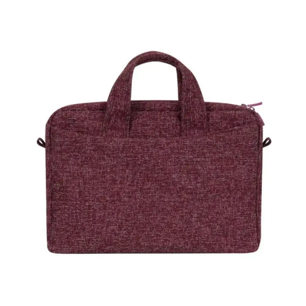 Bolsa de transporte RIVACASE 7921 Maletín Burgundy Anvik para portátil de 14 pulgadas en color rojo.