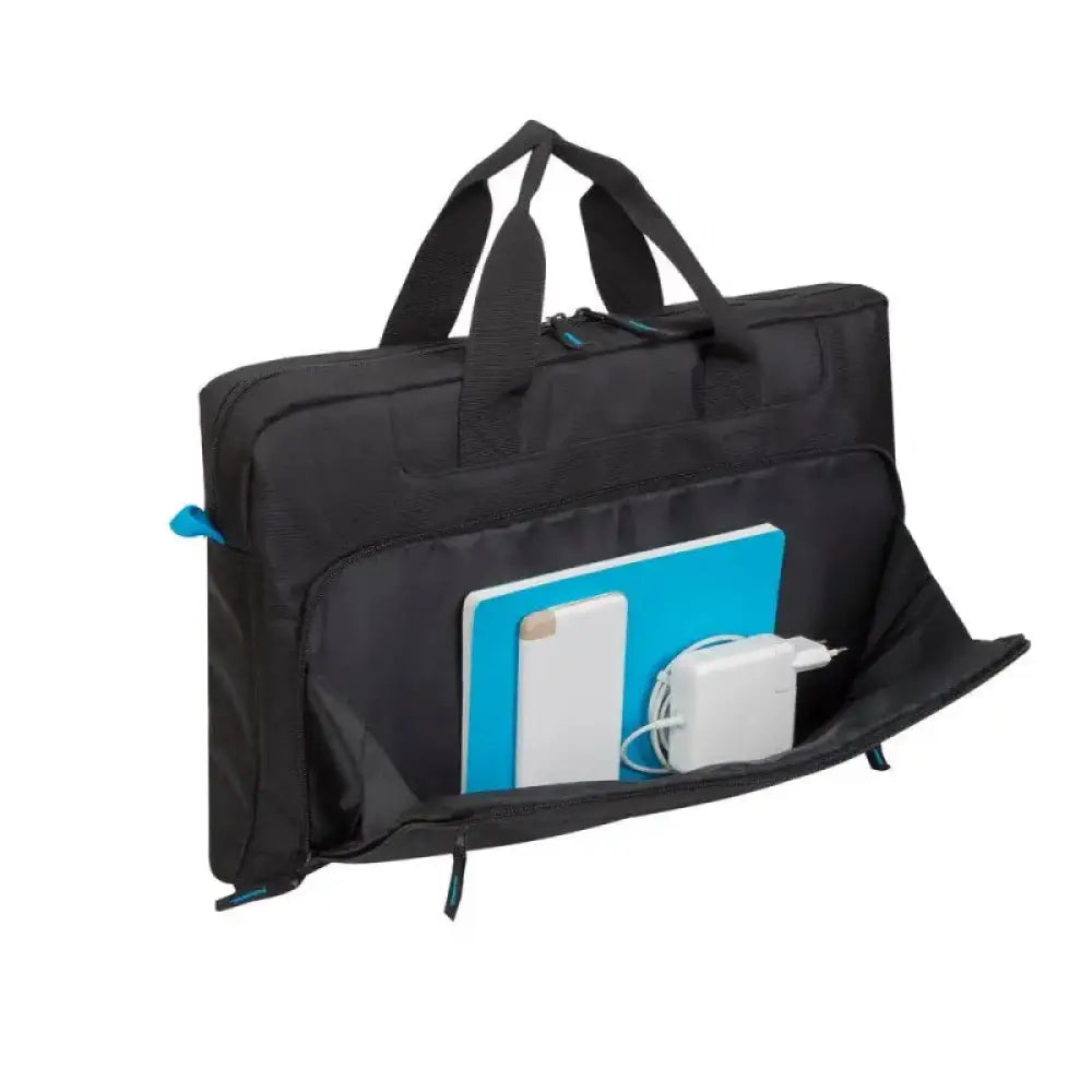 RIVACASE 8059 Black Regent II Maletín 17,3" negro - detalle