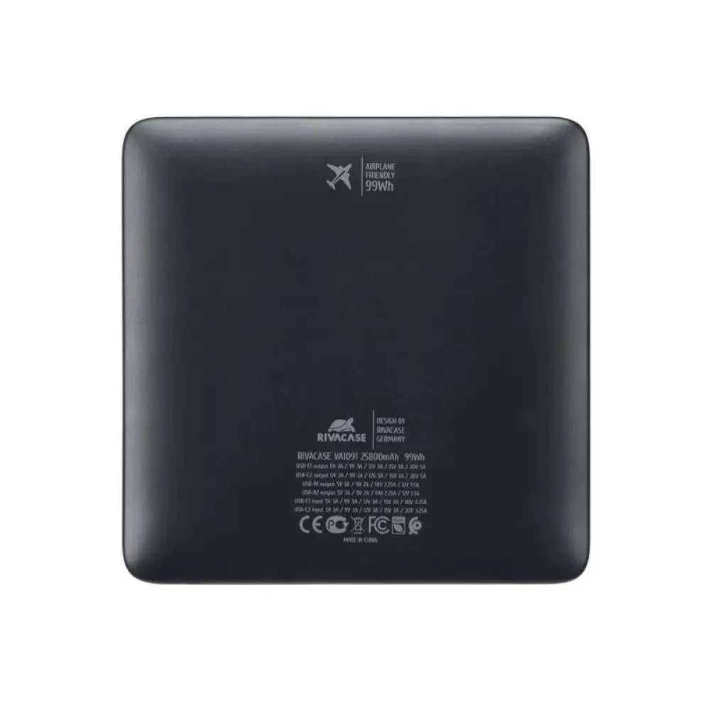 RIVACASE VA1091 powerbank 25800mAh Turbo PD 100W - detalle
