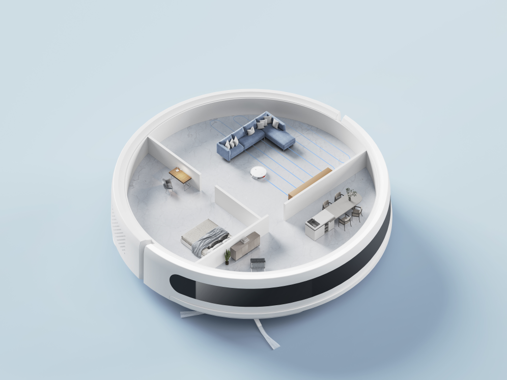 ROBOT ASPIRADOR XIOAMI ROBOT VACUUM E10 WHITE - detalle