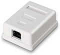 ROSETA DE SUPERFICIE AISENS RJ45 CAT.6 FTP 1 TOMA BLANCO