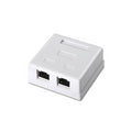AISENS A139-0304 caja de conexiones de red Cat6 Blanco