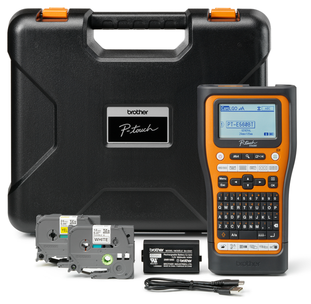 ROTULADORA ELECTRONICA BROTHER PT-E560BTVP - detalle