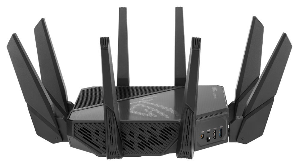 ROUTER ASUS ROG RAPTURE GT-AX11000 PRO ROUTER GAMING WIFI 6 RGB TRIBANDA - detalle