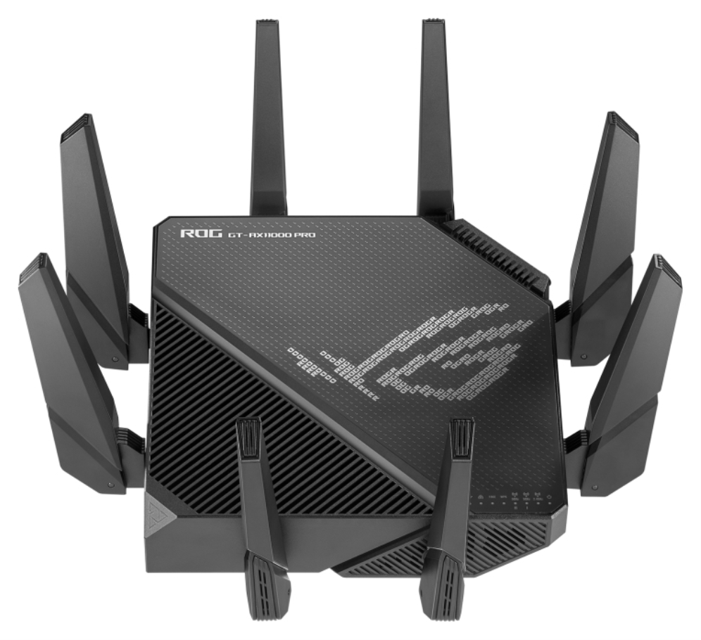 ROUTER ASUS ROG RAPTURE GT-AX11000 PRO ROUTER GAMING WIFI 6 RGB TRIBANDA - detalle