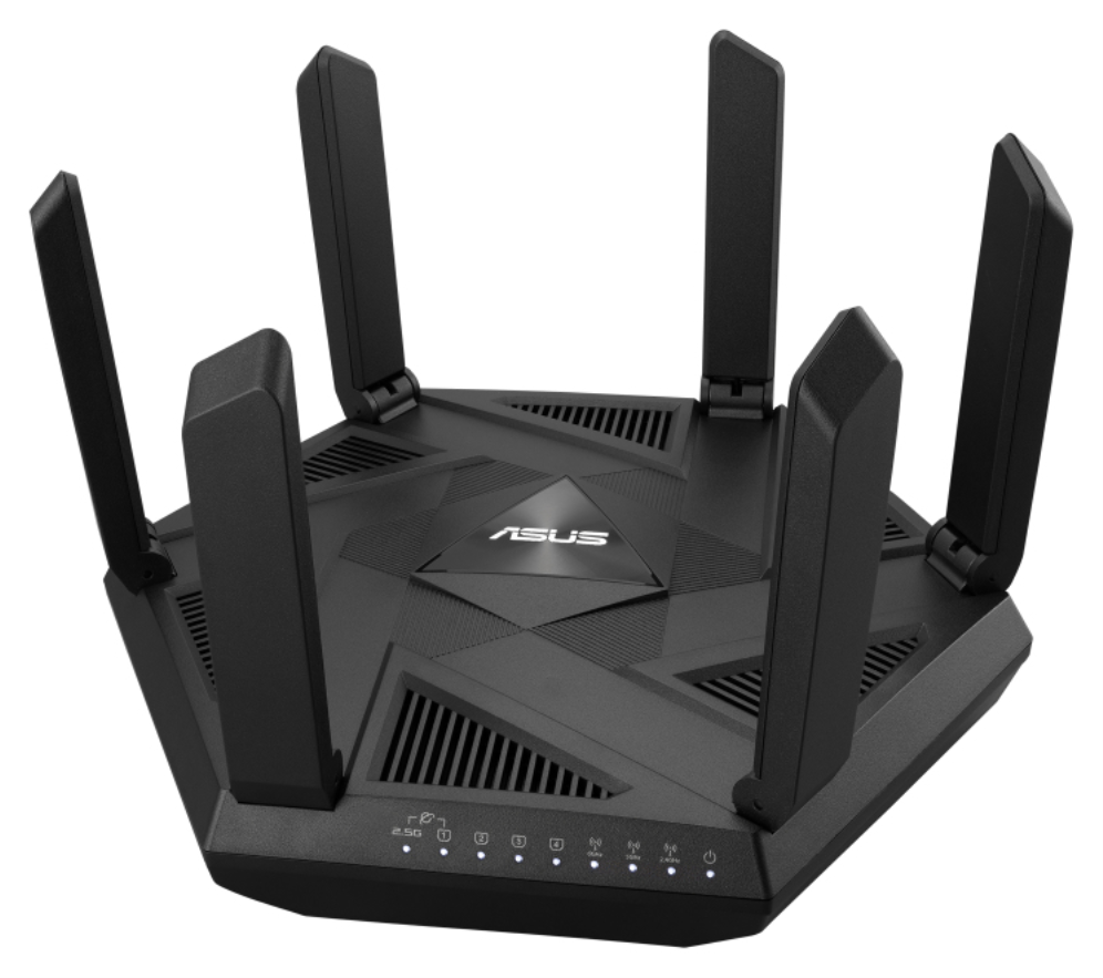 ROUTER ASUS RT-AXE7800 ROUTER WIFI 6E TRI-BANDA AXE7800 AIMESH - detalle