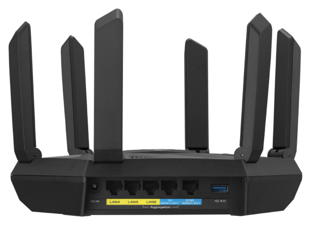 ROUTER ASUS RT-AXE7800 ROUTER WIFI 6E TRI-BANDA AXE7800 AIMESH - detalle